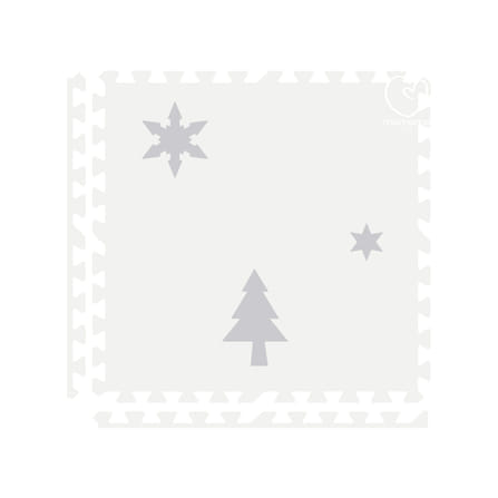 แผ่นรองคลาน จิ๊กซอว์ MAMAMO ชุด CHRISTMAS COLLECTION ลาย WHITE CHRISTMAS เซต 6 แผ่น เกรดพรีเมี่ยม หนา 1.4 CM. พร้อมขอบปิด แถมฟรี ถุงซิปพกพา พร้อมส่ง_6